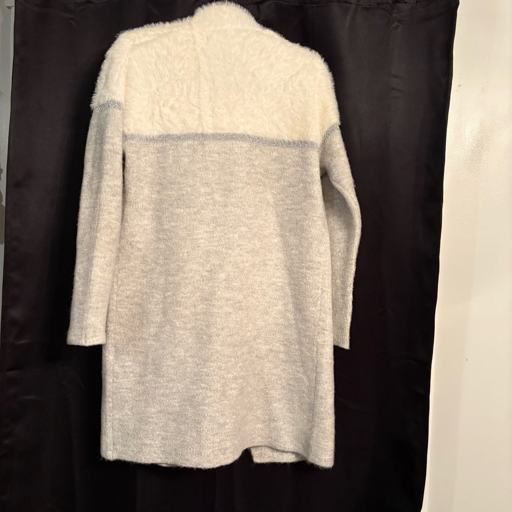 Joseph Ribkoff open front cardigan soft fuzzy warm - Picture 4 of 11